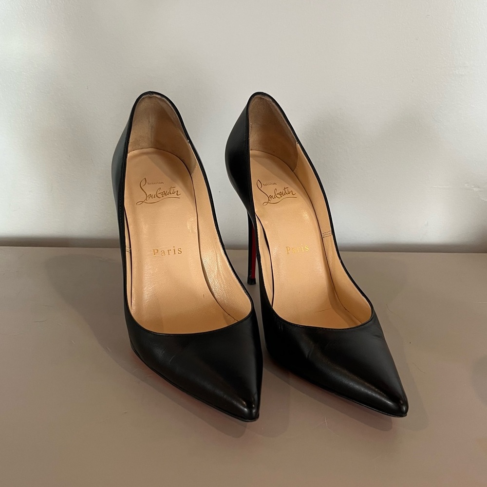 Christian Louboutin | Leather Pointed Red Soul Pumps